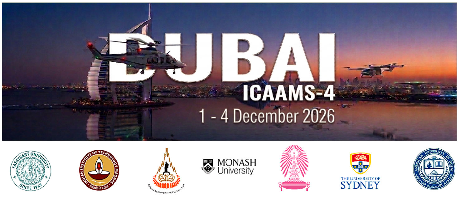 ICAAMS 2026 Dubai Conference Banner